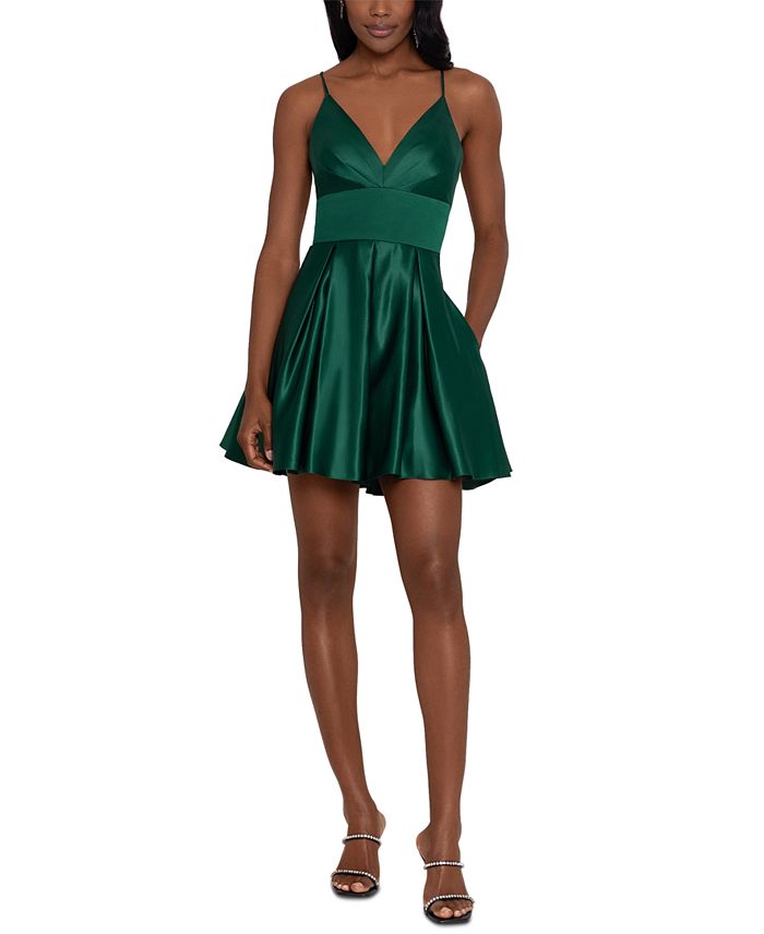 Blondie nites fit shop and flare dress