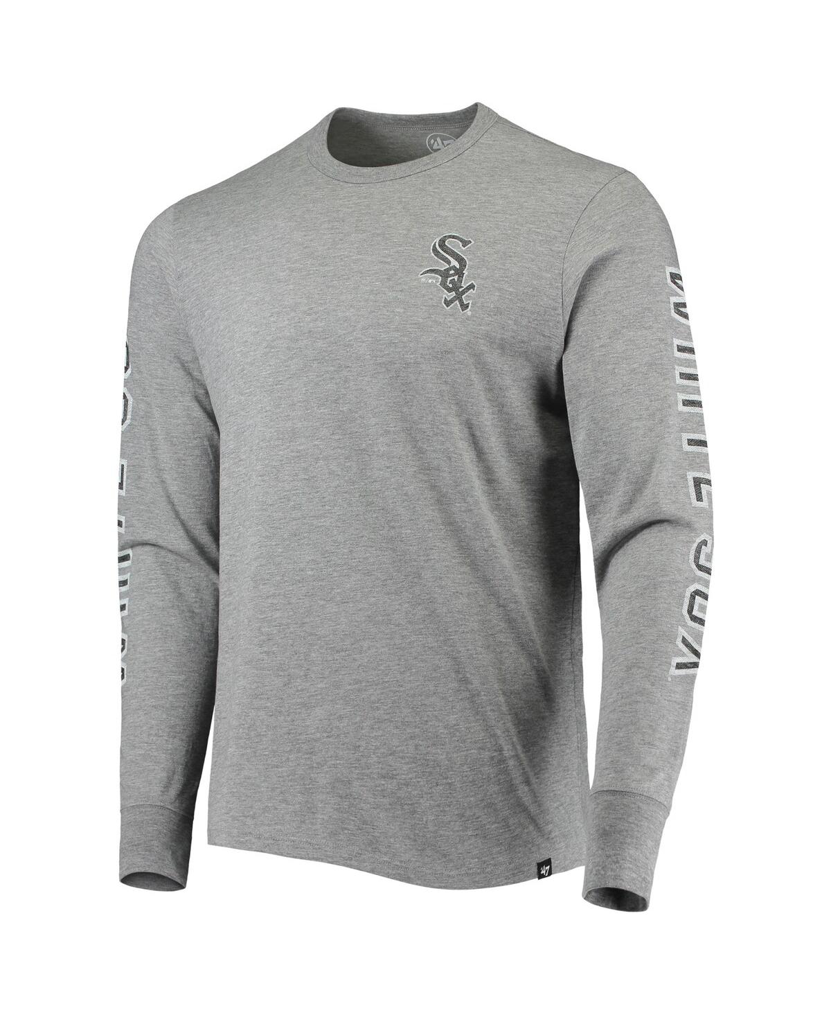 47 Brand Men's '47 Heathered Gray Chicago White Sox Team Long Sleeve T-shirt