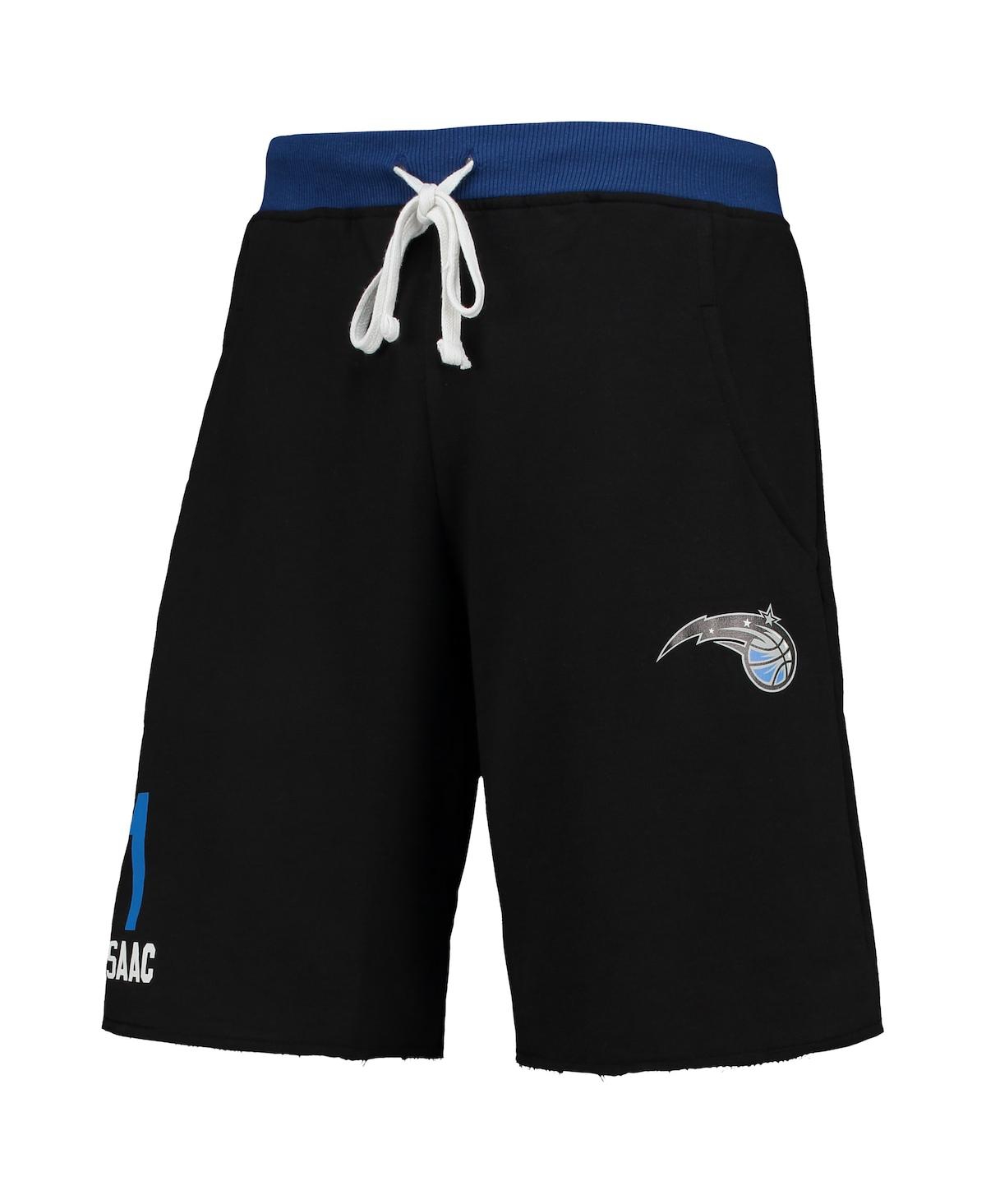 Shop Profile Men's Jonathan Isaac Black Orlando Magic Name And Number French Terry Shorts