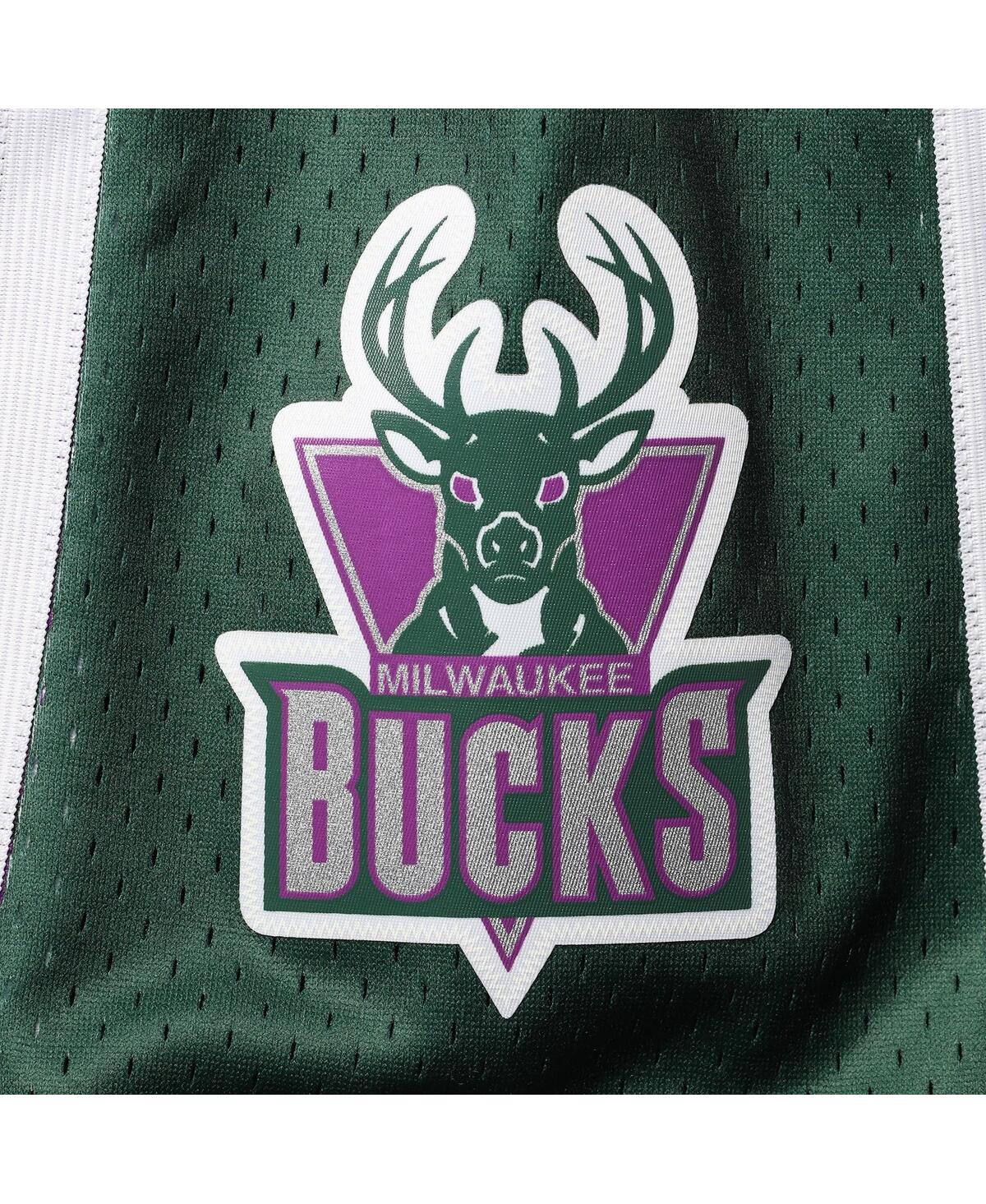 Mitchell & Ness Men's  Purple Milwaukee Bucks Hardwood Classics 2000 Hyper Hoops Swingman Shorts In Purple