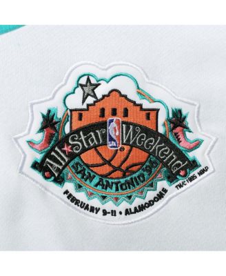 Men's Teal NBA Hardwood Classics 1996 All-Star Game Colorblock Fusion Pullover Hoodie