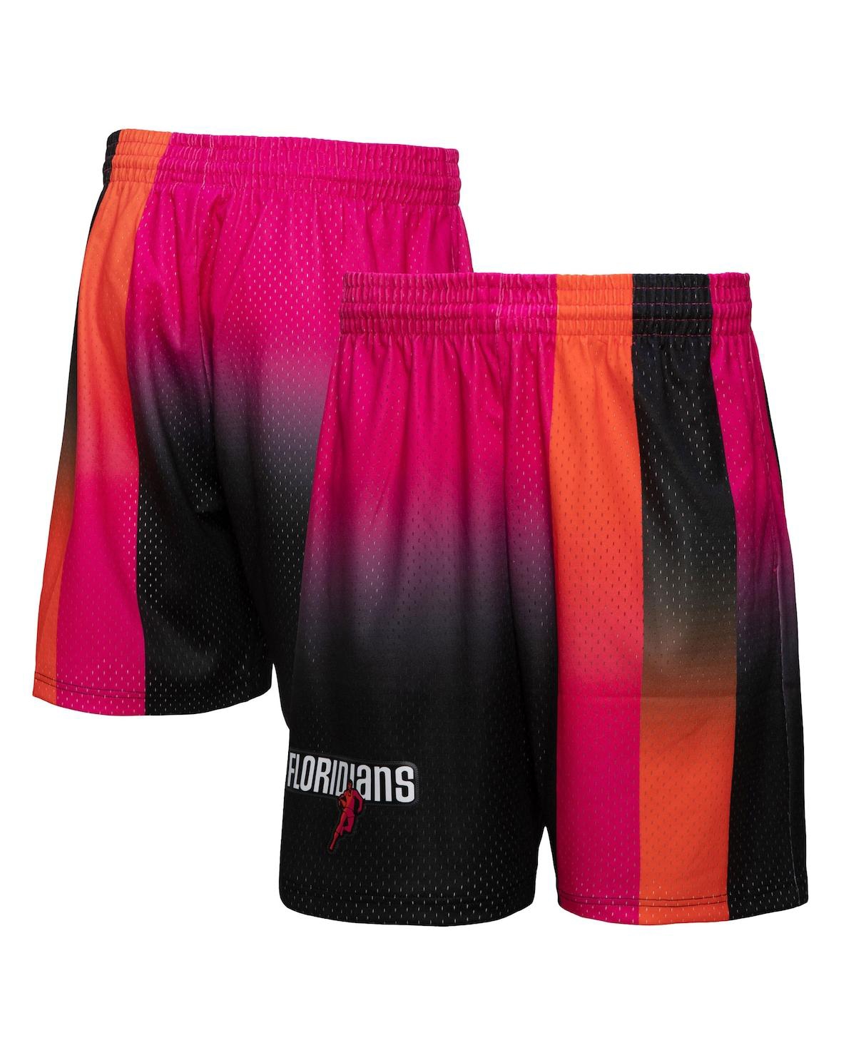 Mitchell & Ness Men's  Pink, Black Miami Heat 2005/06 Hardwood Classics Fadeaway Reload 3.0 Swingman In Pink,black