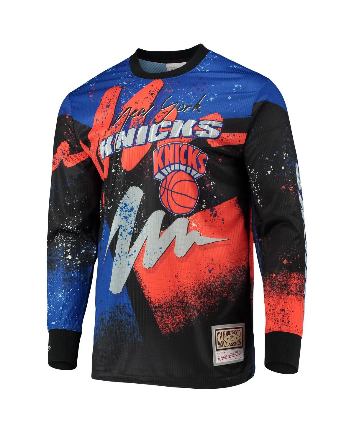 New York Mitchell & Ness Knicks Fan Vintage Royal T-Shirt