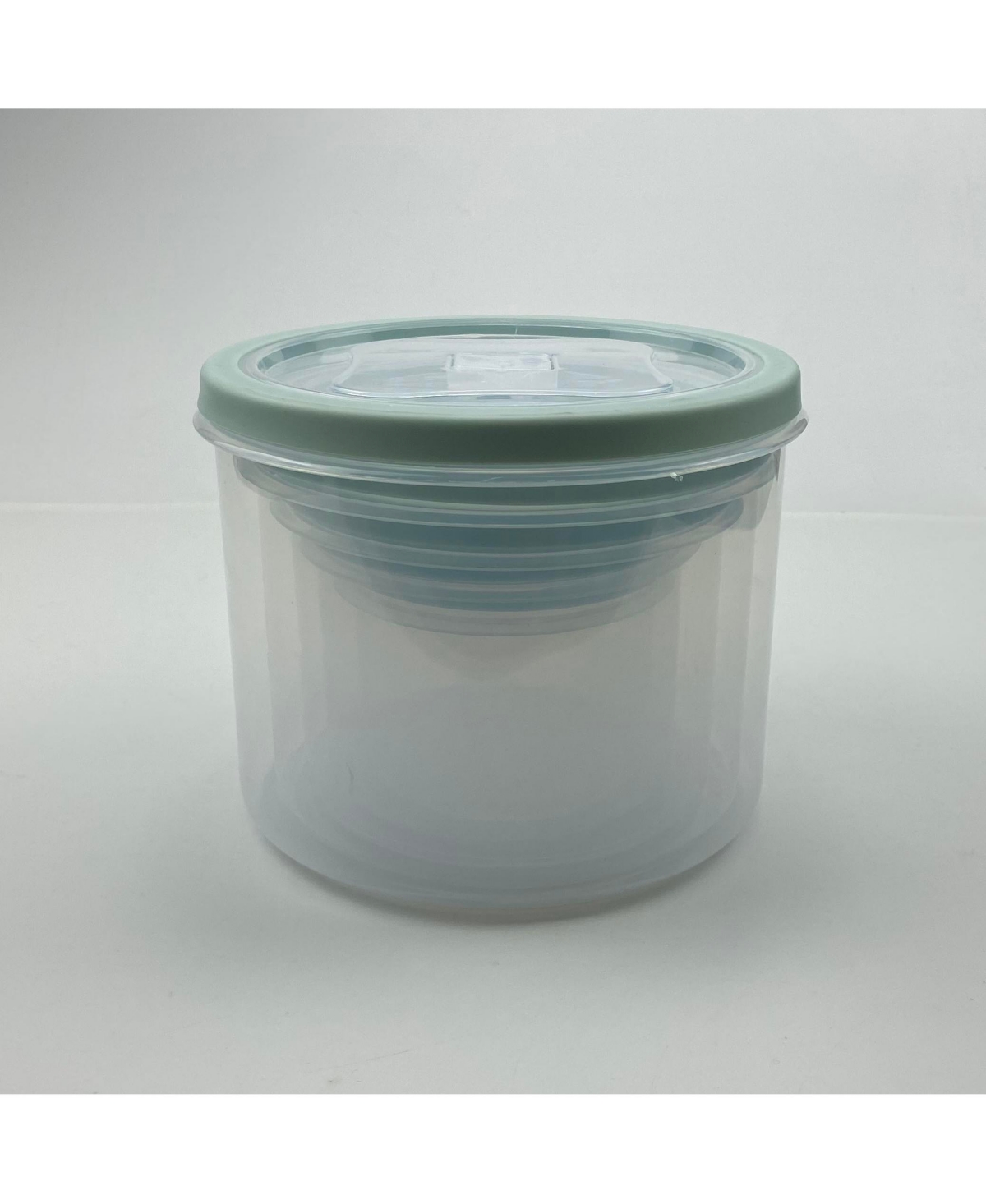 Art & Cook 10 Piece Round Plastic Food Storage Container With Vented Lid Set In Prestige