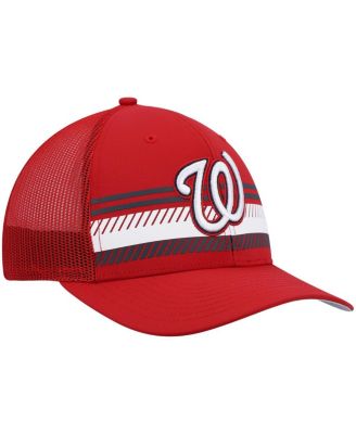 Men's '47 Red Washington Nationals Cumberland Trucker Snapback Hat