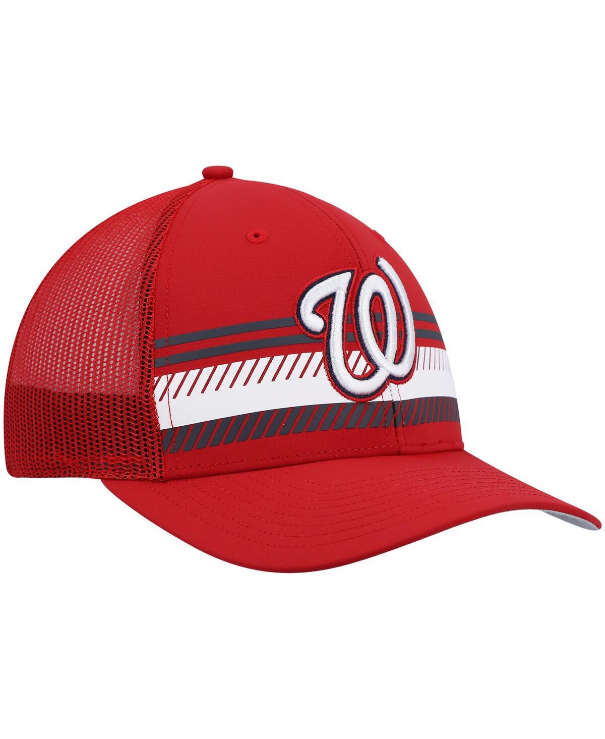 Men's '47Washington Nationals Cumberland Trucker Snapback Hat - Red