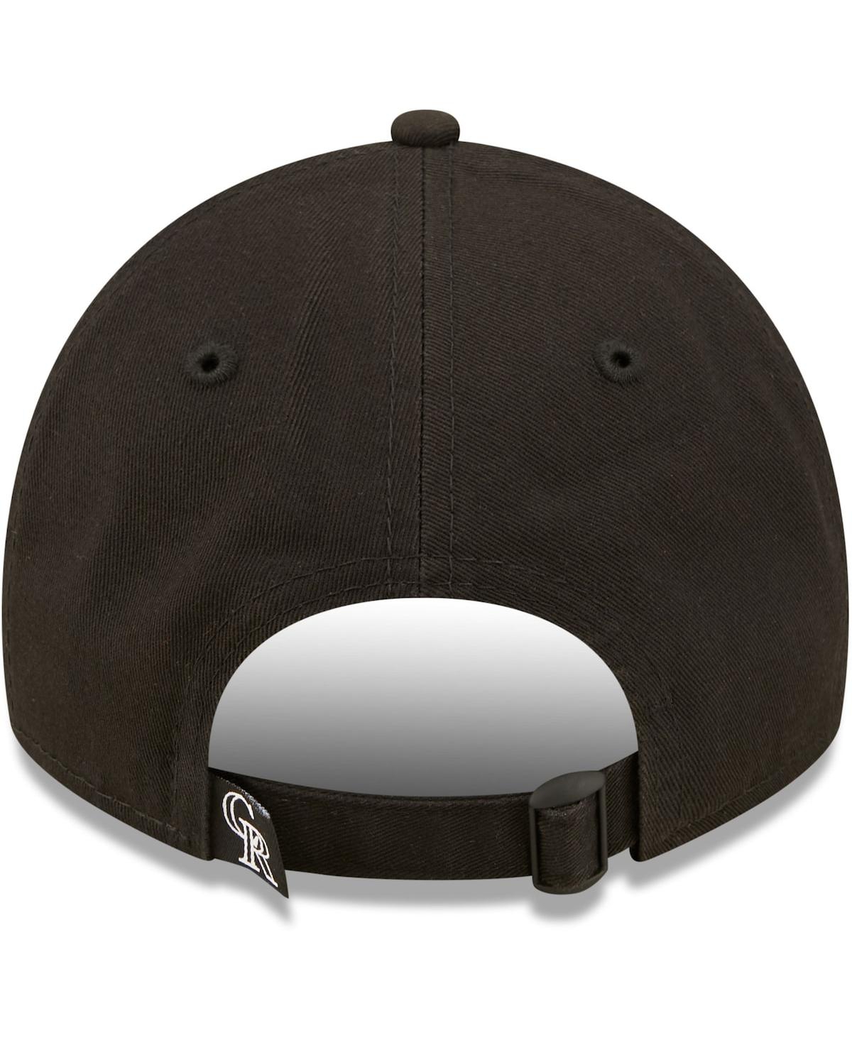 New Era Men's  Oakland Athletics Black On Black Core Classic 2.0 9twenty Adjustable Hat In Black