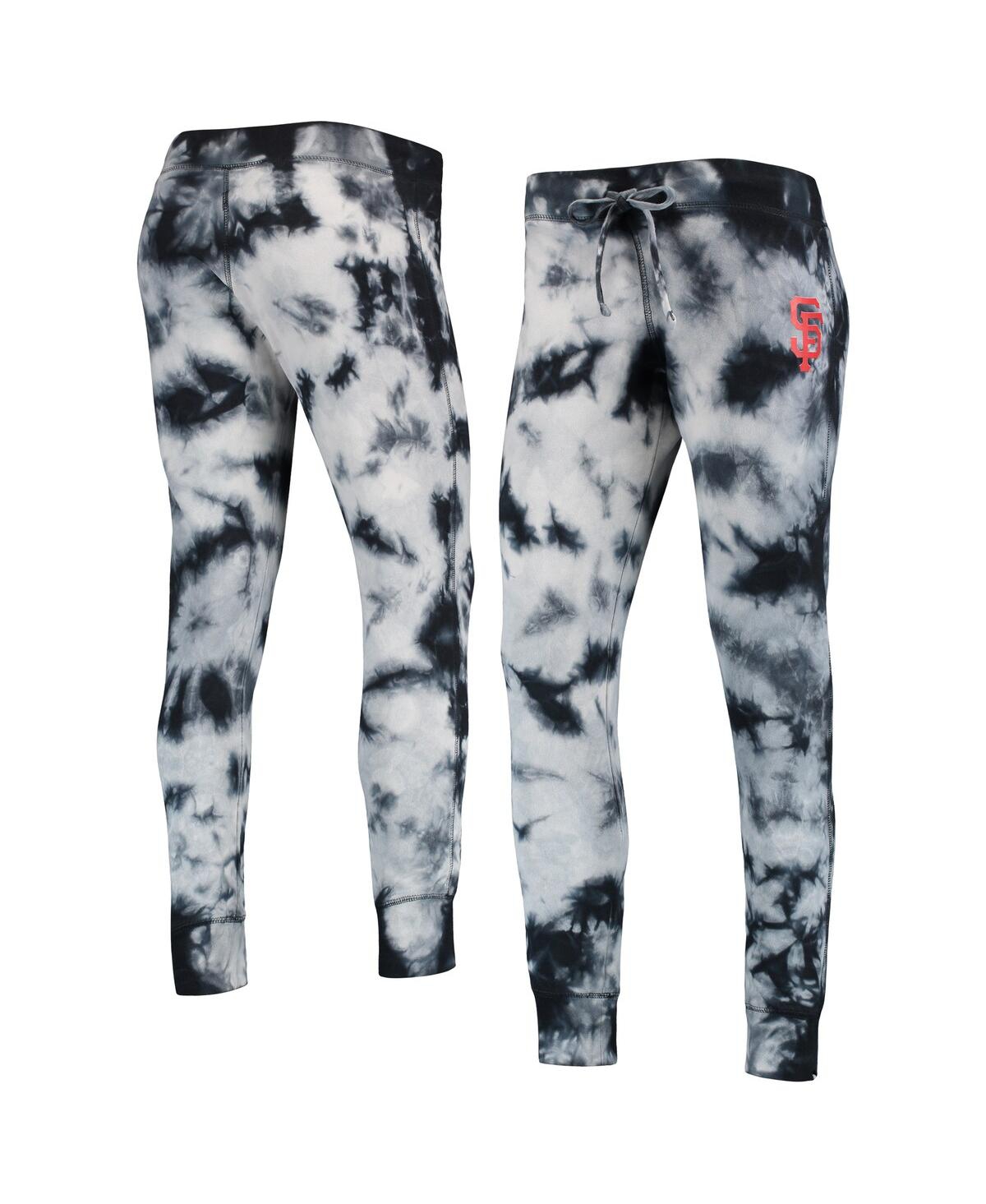NEW ERA WOMEN'S NEW ERA BLACK SAN FRANCISCO GIANTS TIE-DYE JOGGER PANTS 