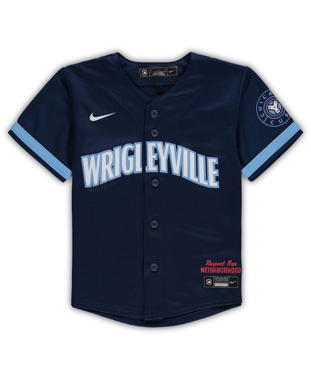 Toddler Unisex NikeChicago Cubs Mlb City Connect Replica Team Jersey - Navy