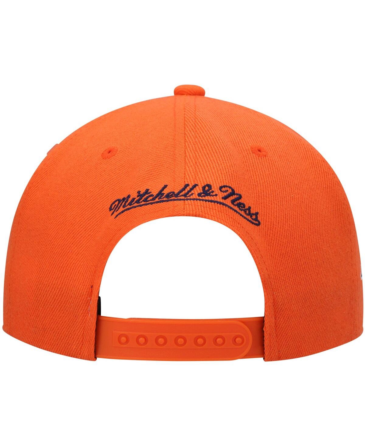 Men's Mitchell & NessGolden State Warriors Hardwood Classics Snapback Hat - Orange
