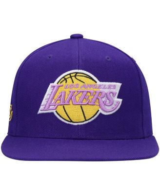 Men's Purple Los Angeles Lakers Hardwood Classics Snapback Hat
