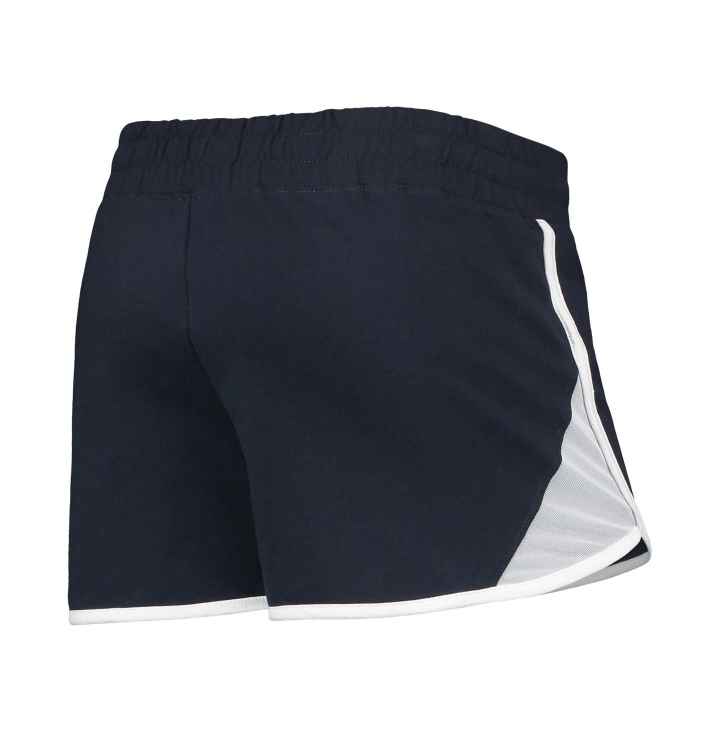 Женские шорты New Era Navy Washington Nationals Stretch French Terry — фото 4