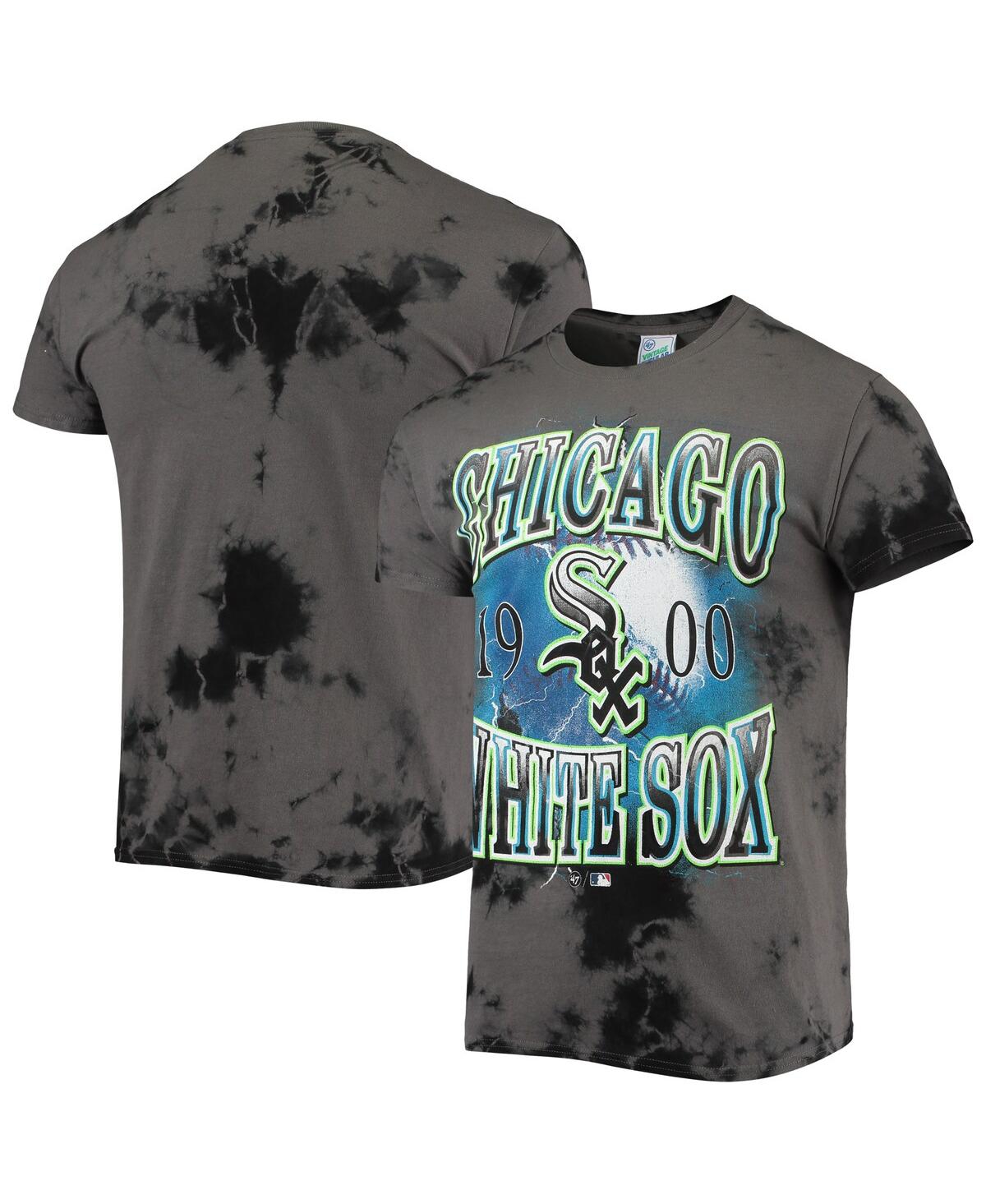 Shop 47 Brand Men's '47 Charcoal Chicago White Sox Wonder Boy Vintage-like Tubular T-shirt