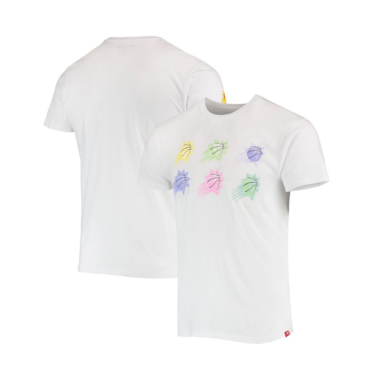 Мужская футболка Sportiqe White Phoenix Suns Street Capsule Bingham — фото 1