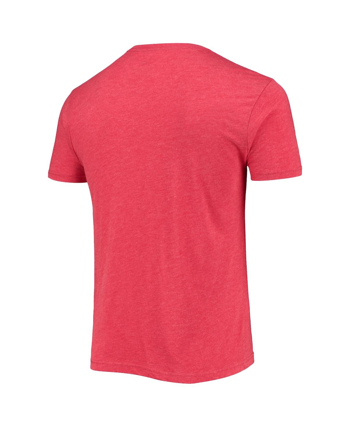 Shop Sportiqe Unisex  Red Chicago Bulls 2021/22 City Edition Comfy Tri Blend T-shirt