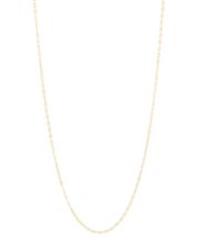 14K Yellow Gold Diamond Cut Rope Chain Necklace for Men and Women Measures 1.5mm Thickness x 20 Inches Length, Adult Unisex