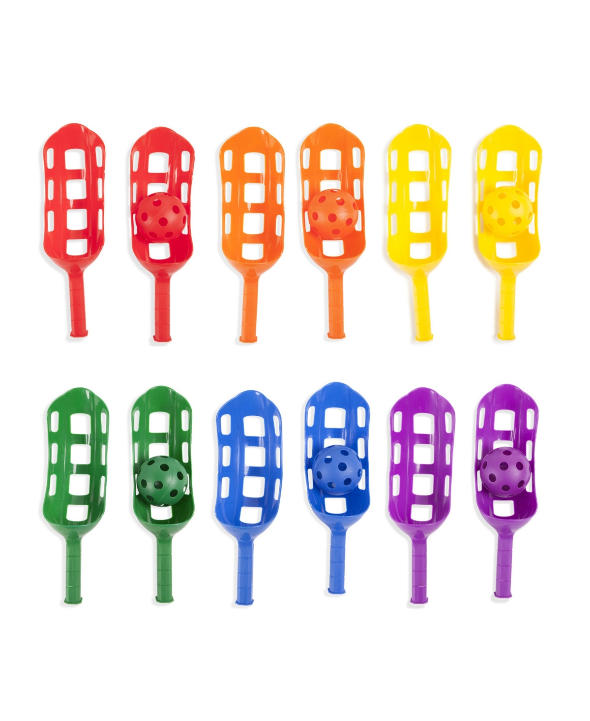 Champion Sports Scoop Ball Set, 18 Pieces In Assorted