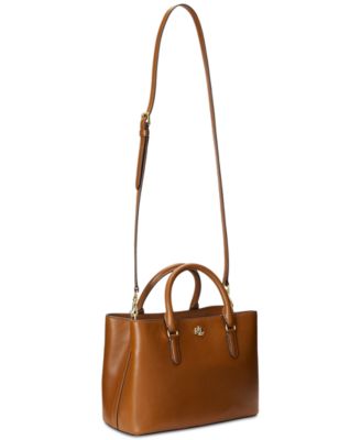 Leather Small Marcy Satchel Bag