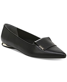 Women's Samantha Pointed-Toe Loafer Flats, Created for Macy's
