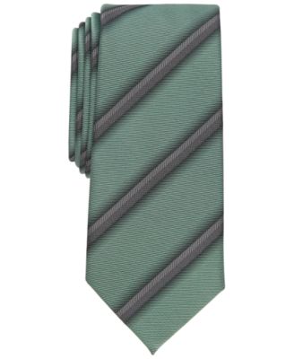 Alfani - Men's Desmet Striped Slim Tie