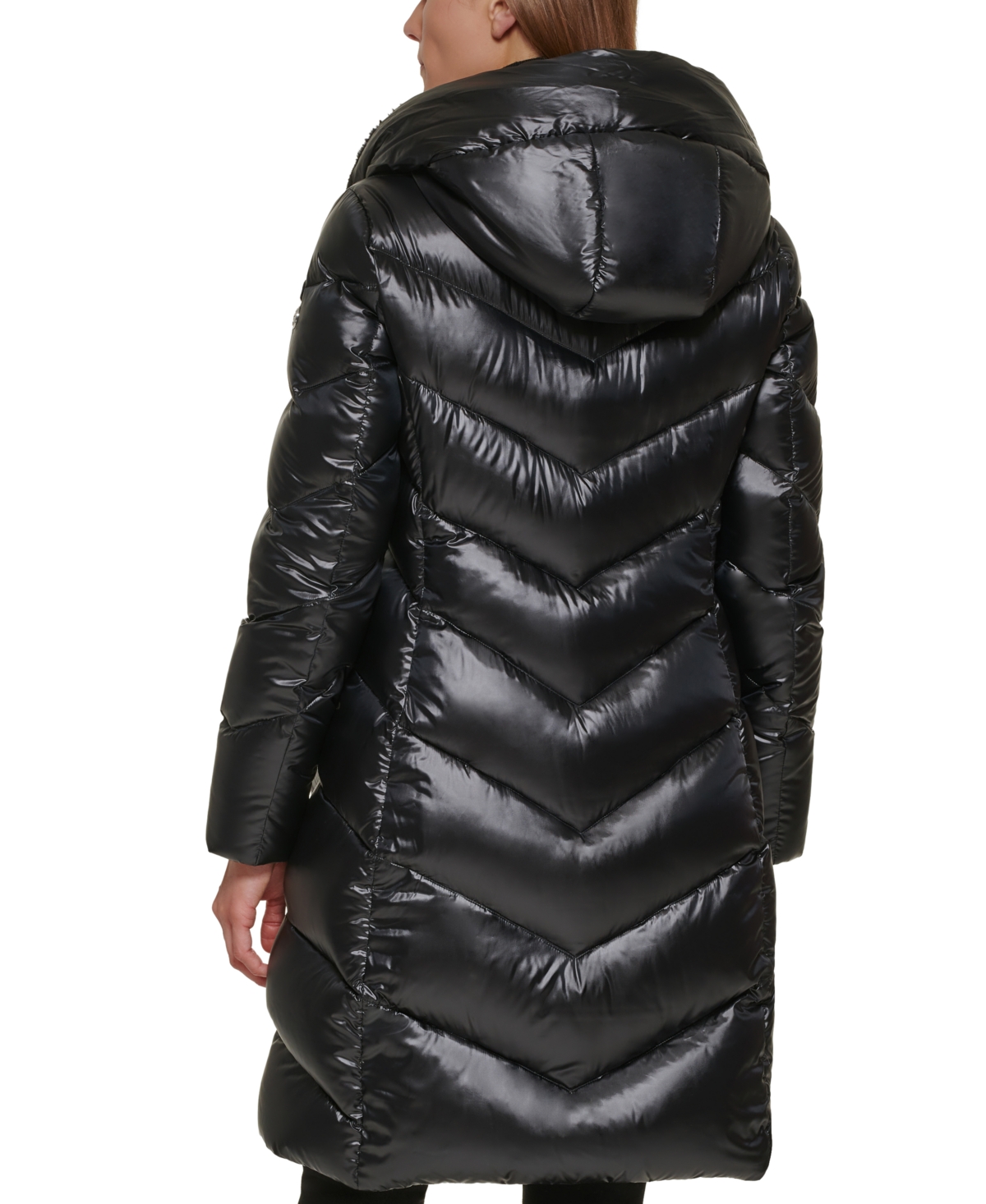 Calvin Klein Women's Faux-Fur-Lined Hooded Down Puffer Coat