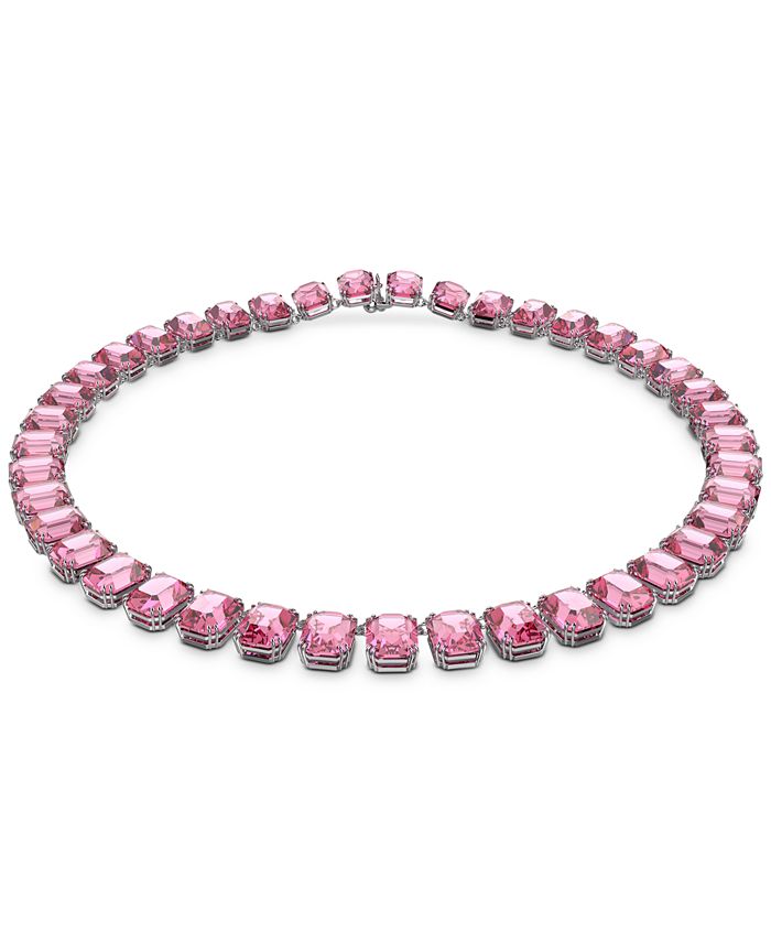 Swarovski Millenia Necklace with Octagon Cut Crystals - Macy's