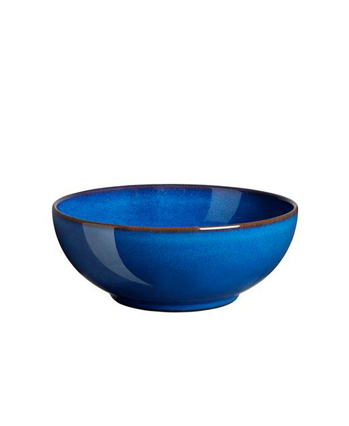 Denby Imperial Blue Coupe 12PC Dinnerware Set Macy's