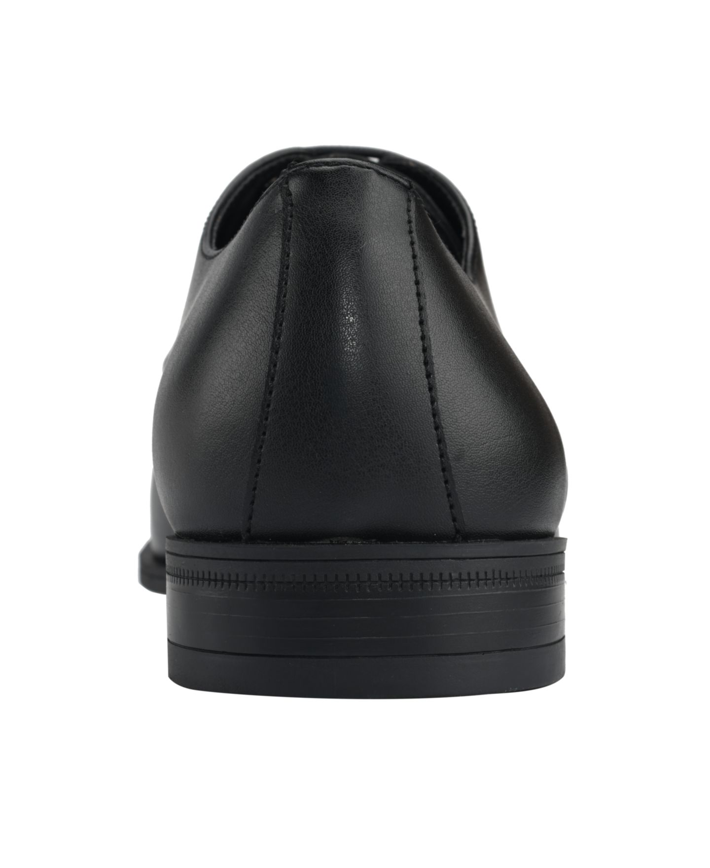 Calvin Klein Men's Malley Lace-Up Dress Oxford, цвет: Чёрный кожаный — фото 3