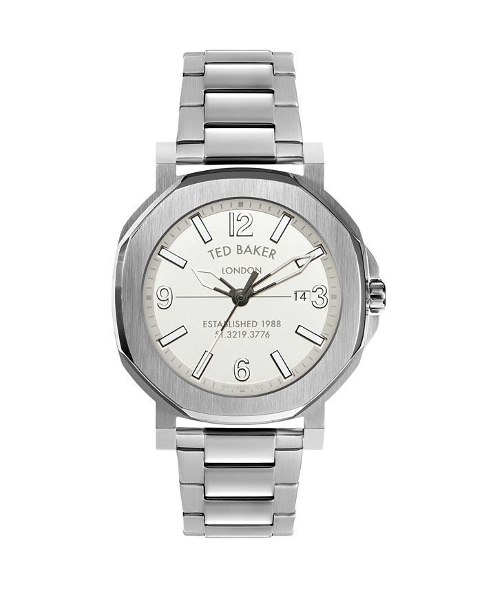 Ted Baker Silver Stainless Steel Dress Watch main image 1