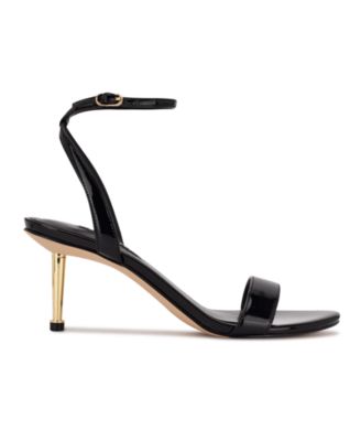 Women's Anny Round Toe Ankle Strap Heeled Sandals