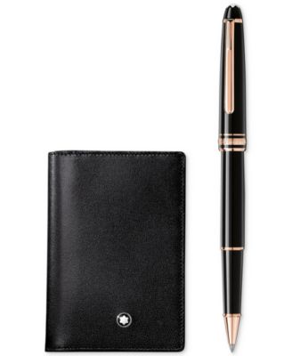 Montblanc - Meisterst&uuml;ck Classique Rollerball Pen & Business Card Holder Set