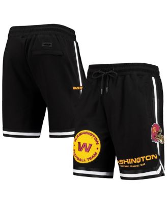 Men's Black Washington Football Team Core Logo Shorts