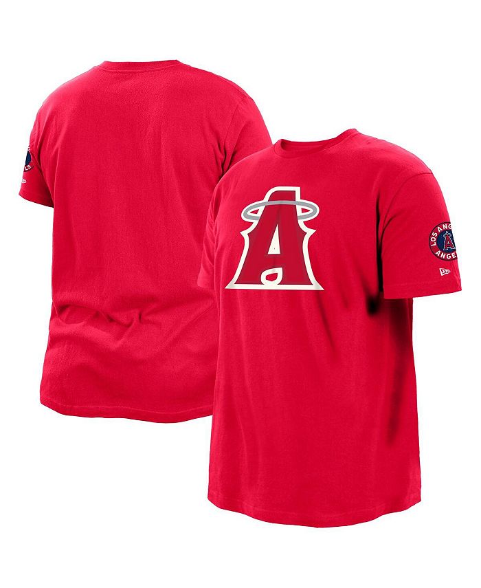 New Era Men's Red Los Angeles Angels City Connect Big and Tall T