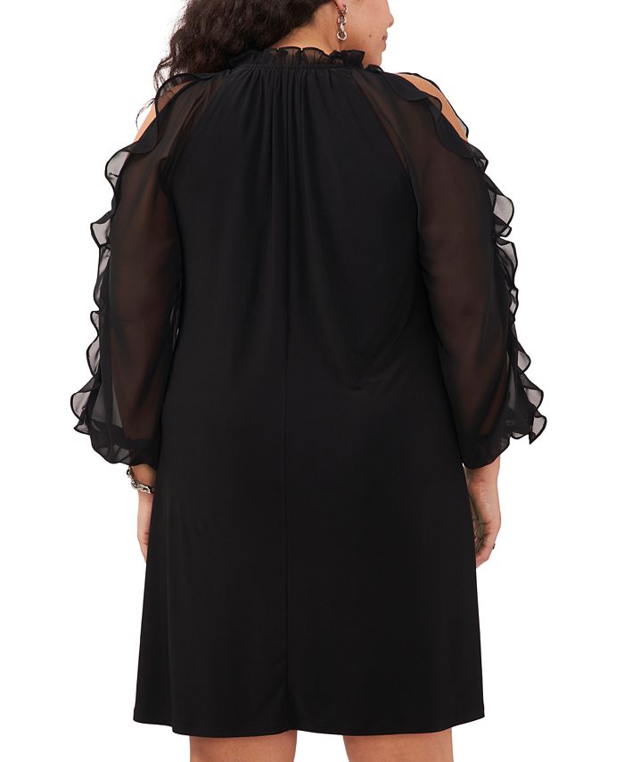 Msk Plus Size Ruffled Cold Shoulder Dress Macys 4710