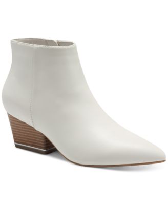 womens white ankle boots