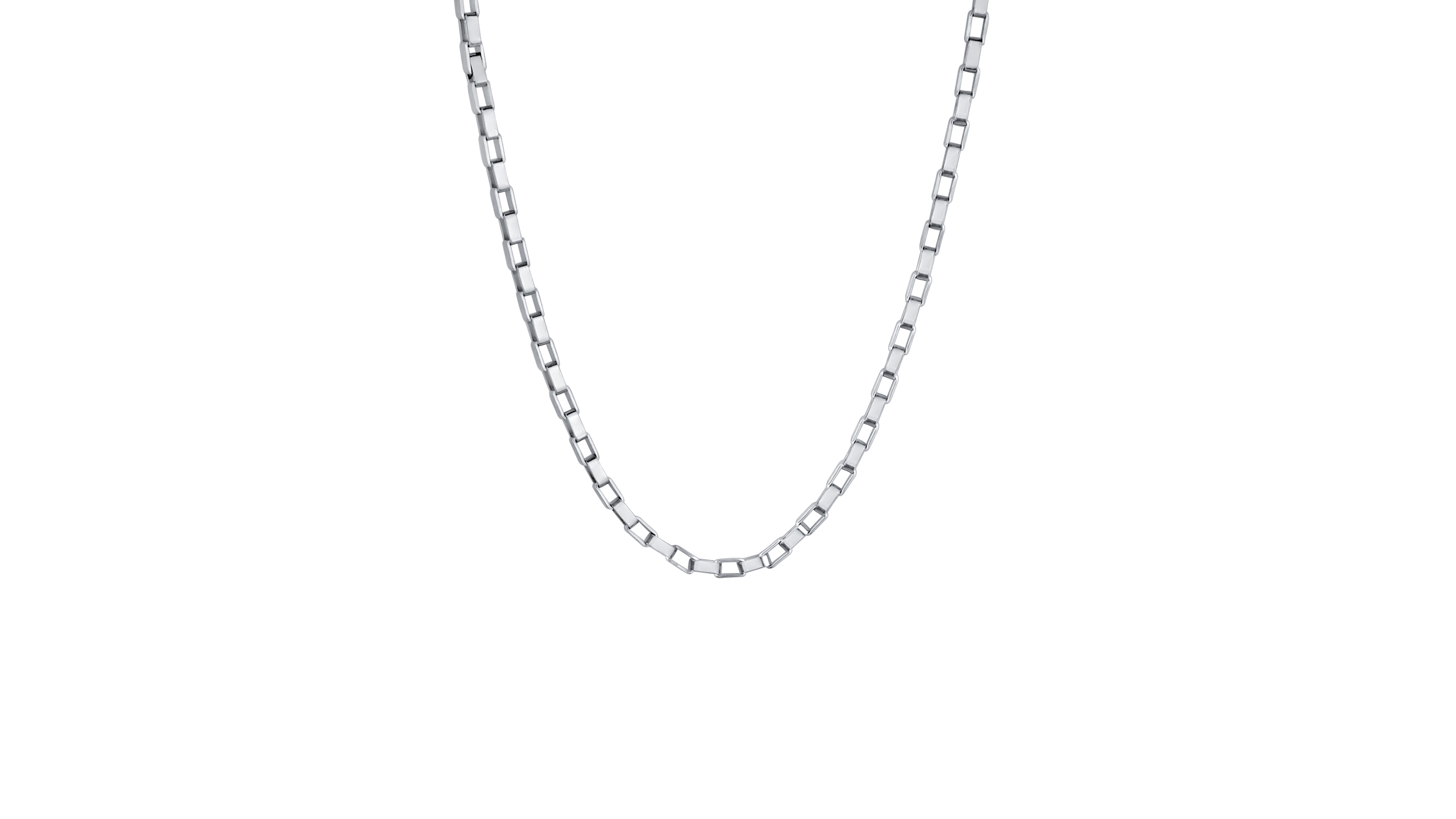 And Now This Thick Rectangular Link Chain Necklace