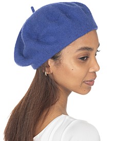 Women's Solid Beret Hat, Created by Macy's 