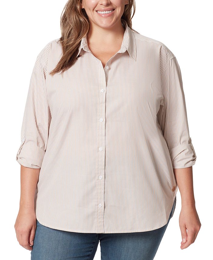 Gloria Vanderbilt Plus Size Amanda Shirt & Reviews - Tops - Plus Sizes ...