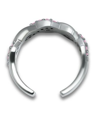 Cubic Zirconia Infinity Sterling Silver Toe Ring