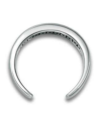 Cubic Zirconia Channel Set Sterling Silver Toe Ring