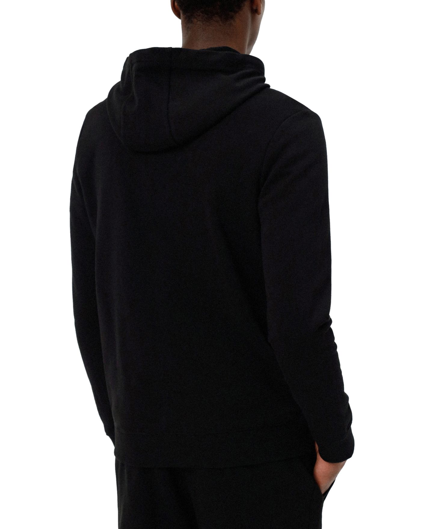 Мужское худи Hugo Boss Regular-Fit Full-Zip, цвет: Чёрный — фото 2