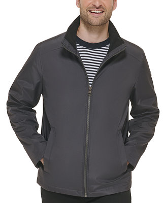 Calvin Klein Men's Classic Midweight Stand Collar Jacket  & Reviews - Coats & Jackets - Men - Macy's