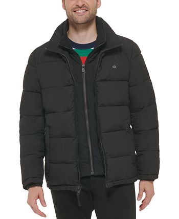 Consecutivo Descarte paraguas Calvin Klein Men's Puffer With Set In Bib Detail, Created for Macy's -  Macy's