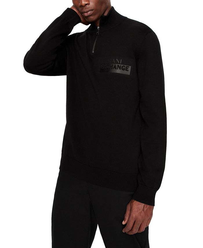 Armani best sale quarter zip