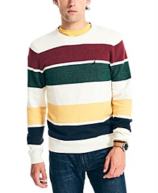 Men's Sustainably Crafted Striped Crewneck Sweater