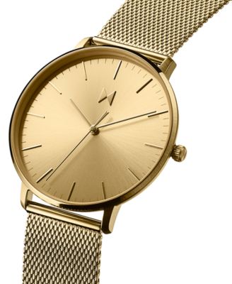 Men's Legacy Slim Gold-Tone Mesh Bracelet Watch 42mm