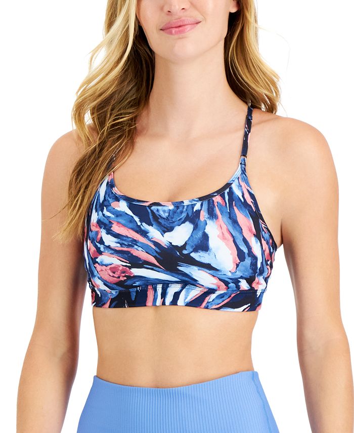 ID Ideology Women's Painterly Waves Low-Impact Sports Bra, Created for  Macy's - Macy's