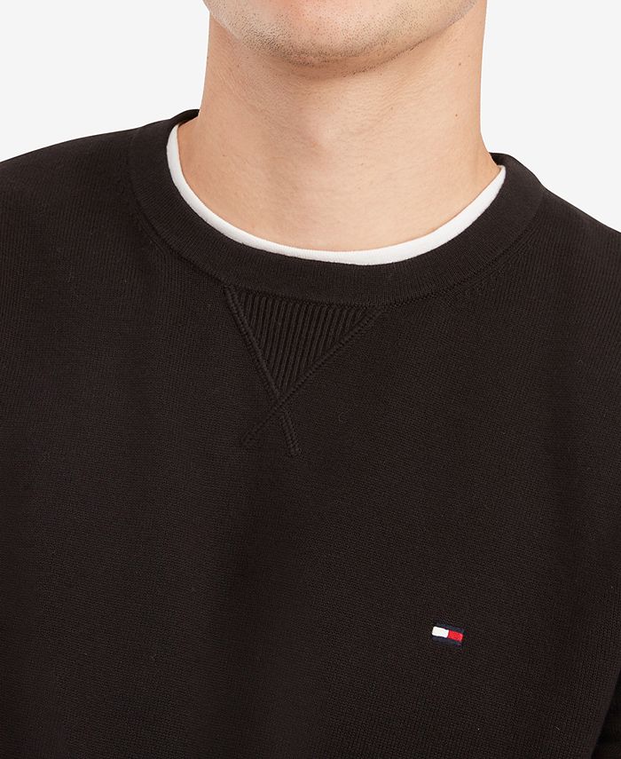 Tommy Hilfiger Men's Signature Solid Crew Neck Sweater - Macy's