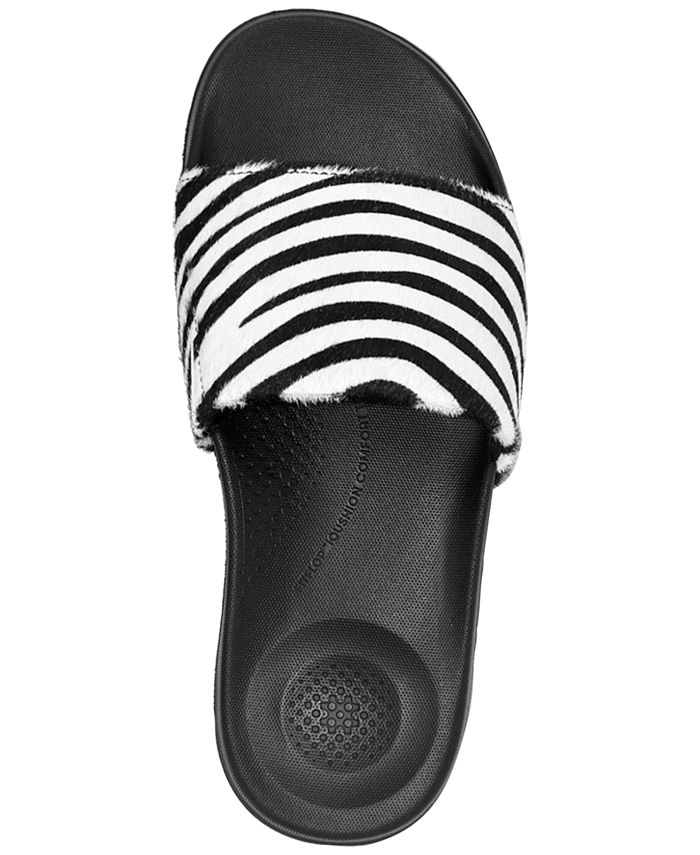 FitFlop Women's Iqushion Zebra Slide Sandals Macy's