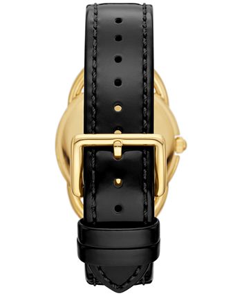 Tory Burch Women's The Miller Black Patent Leather Strap Watch 32mm &  Reviews - All Watches - Jewelry & Watches - Macy's